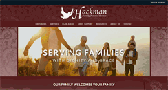 Desktop Screenshot of hackmanfuneralhome.com